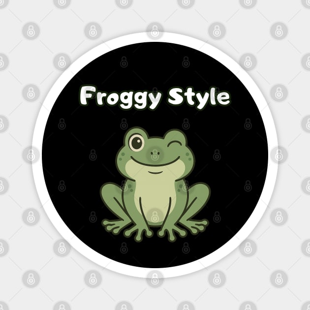 Froggy Style Magnet by Stylecombinator